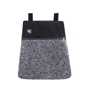 Mochila bolso Negra Jaspeada