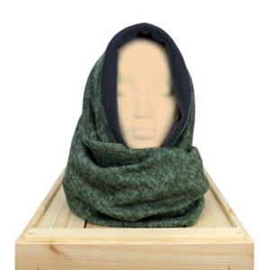 Cuello Doble Ancho Caladium Verde