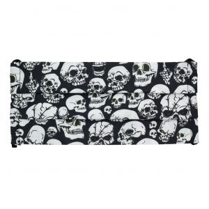 Mascarilla Negra Calaveras