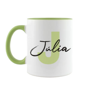 Taza con Nombre y Inicial