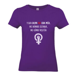 Camiseta Feminista 8M - La Culpa no era Mía