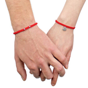 2 Pulseras Hilo Rojo del Destino + Carta Personalizada