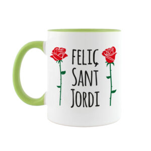 Taza Feliç Sant Jordi - Roses