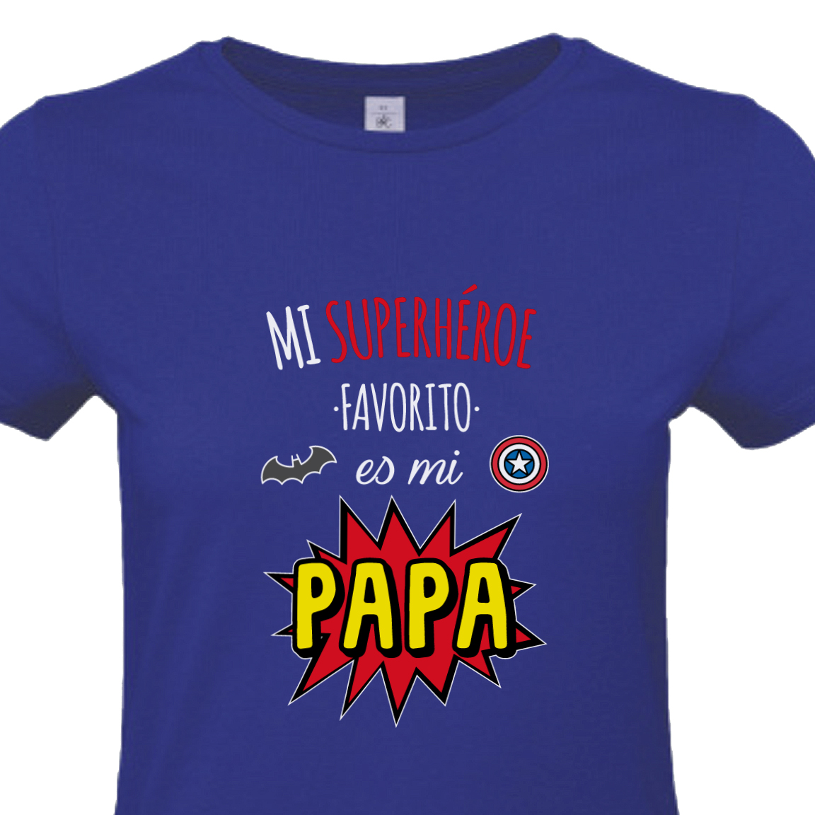 Camisetas Frikis Día del Padre | Superhéroe favorito es mi