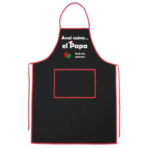 Delantal Papa amb dos Pebrots
