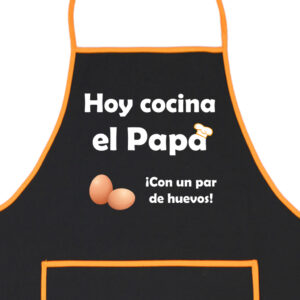 Delantal Papa con un par de Huevos