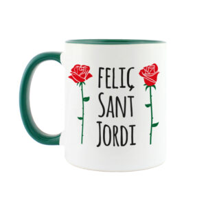 Taza Feliç Sant Jordi - Roses