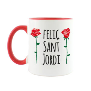 Taza Feliç Sant Jordi - Roses