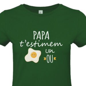 Camiseta Papa Te Quiero un Huevo