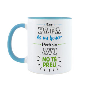 Taza Día del Padre | Ser Papa es un Honor ser Abuelo no tiene precio