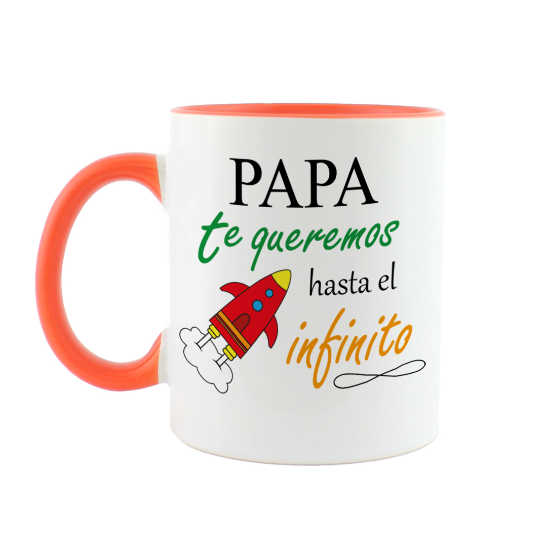 Taza para el Día del Padre - Te quiero hasta el infinito y más allá