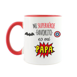 Taza Mi Superhéroe favorito es mi Papa