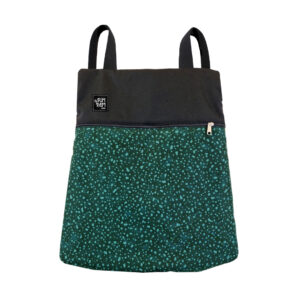Mochila Bolso Verde Gotas