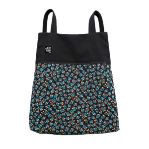 Mochila Bolso Rosas Azules