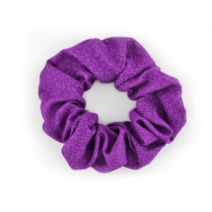 Coletero Scrunchie - Lila puntitos