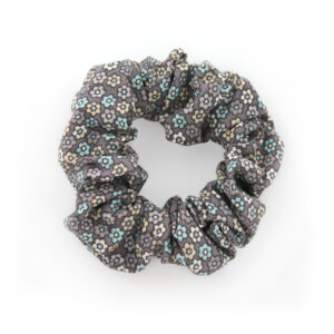Coletero Scrunchie - Daisy Azul