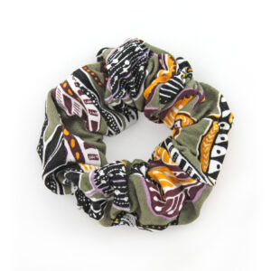 Coletero Scrunchie - Tribal Hojas