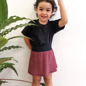 Falda infantil Roja