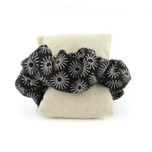 Coletero Scrunchie - Negro Soles