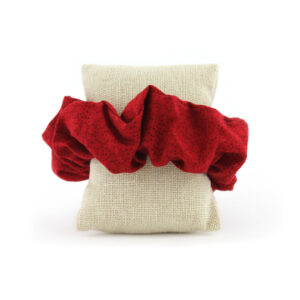 Coletero Scrunchie - Rojo puntitos