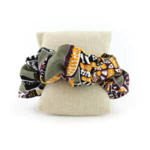 Coletero Scrunchie - Tribal Hojas