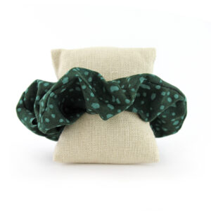 Coletero Scrunchie - Verde gotas