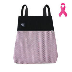 Mochila Bolso Rosa Florecitas