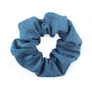 Coletero Scrunchie - Azul puntitos