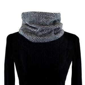 Cuello Pim-pam Blanco y Negro Flecha