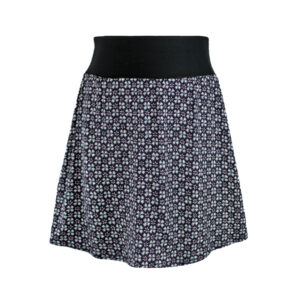 Falda elástica corta Margaritas