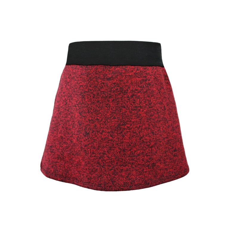 falda infantil roja