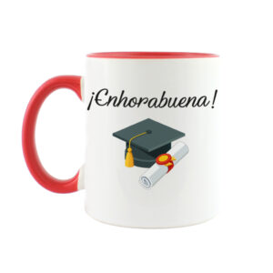 Taza Graduación Enhorabuena