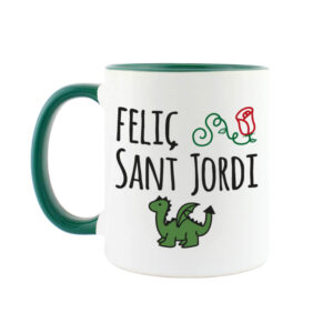 Taza Feliç Sant Jordi - Drac