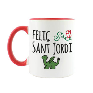 Taza Feliç Sant Jordi - Drac