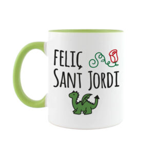 Taza Feliç Sant Jordi - Drac