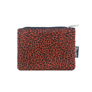 Monedero Leopardo Granate