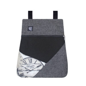 Mochila Bolso Deluxe Cronos Gris