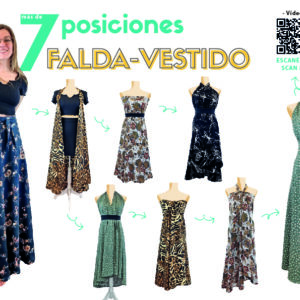 Falda-Vestido CLAUDIA (+vídeo 7 posiciones)