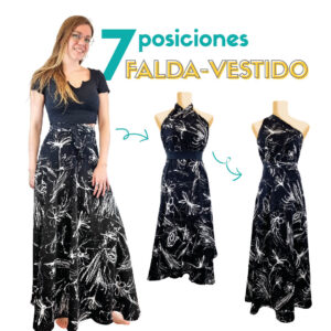 Falda-Vestido AUDREY (+vídeo 7 posiciones)