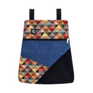 Mochila Bolso Deluxe Telar Azul