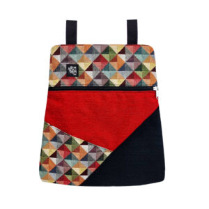 Mochila Bolso Deluxe Telar Rojo