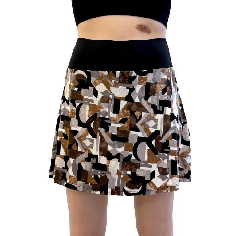 falda corta abstract